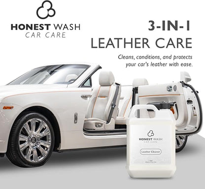 Honest Wash Car Leather Cleaner – Cleans, Conditions, & Restores Leather | - Image 2