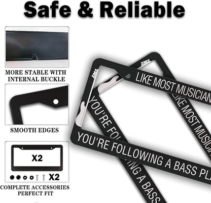 License Plate Frame Holder Black and White License Plate Frames Like Most - Image 4