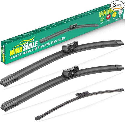 26" 18" 12" Windshield Wiper Blades Replacement by WINDSMILE
