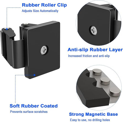 Strong Magnetic Mop Broom Holder, 2 Pack Heavy Duty Magnetic Mop Hanger - Image 6