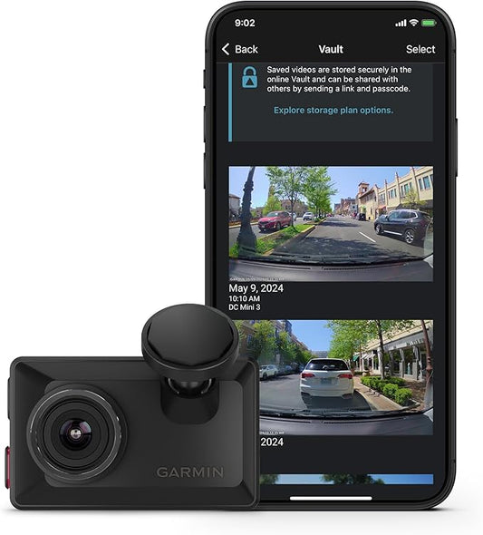 Garmin Dash Cam™ X310, Compact 4k Ultra HD Touchscreen Dash Cam by Garmin