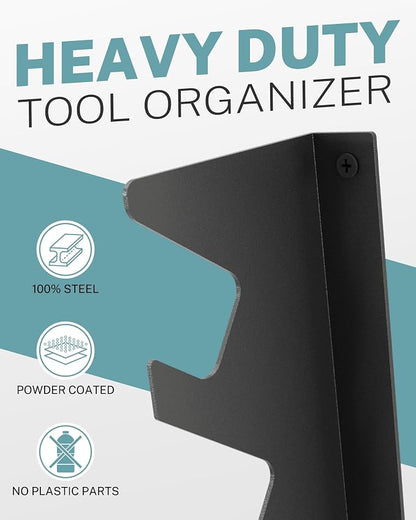 Garage Tool Organizer Wall Mount, Shed Yard Organization Racks - Image 3