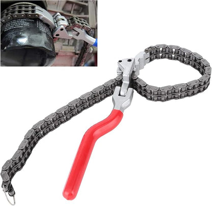 Oil Filter Wrench, Acouto Chain Wrench Spanner 13.8in Long Handle Adjustable - Image 5