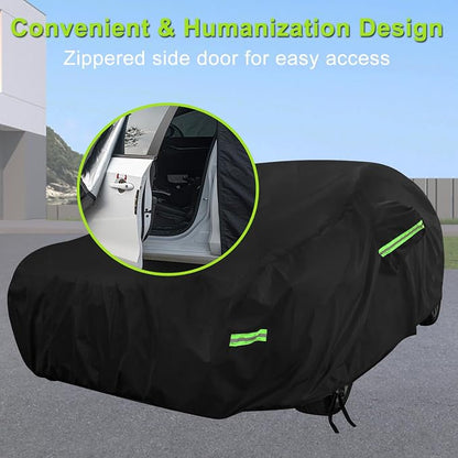 Car Cover Custom Fit for Honda Civic, Waterproof All Weather Full Exterior - Image 2