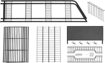 Retail Display Rack 4-Tier Market Merchandise Display Shelf - Image 9