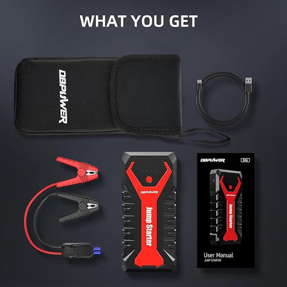 DBPOWER 3000A/80.66Wh Portable Car Jump Starter 12V Auto Lithium-Ion Battery - Image 7