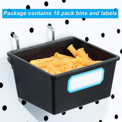 FRIMOONY 16 Pack Pegboard Bins - Image 3