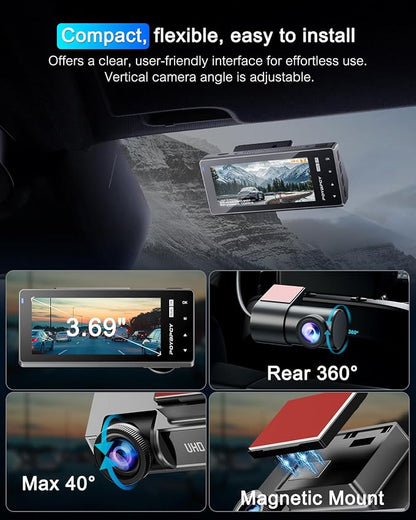 Dash Cam Front 4K Built-in 5GHz WiFi - Image 6