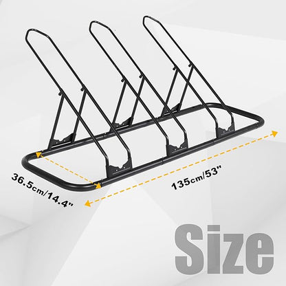 CyclingDeal Bike Rack Floor Parking Bike Stand - Image 5