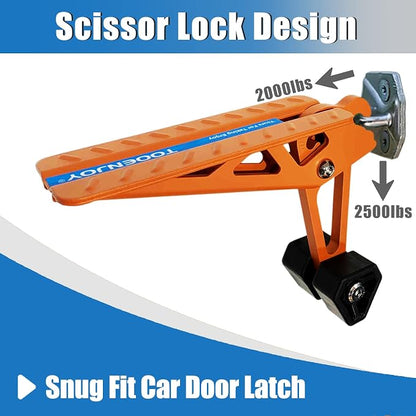 TOOENJOY Universal Fit Car Door Step, Foldable Roof Rack Door Step Up on Door - Image 6