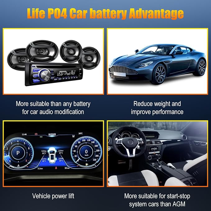 TPE Car Start-Stop Lithium Battery GROUP 49 12V 90AH Car Battery - Image 6