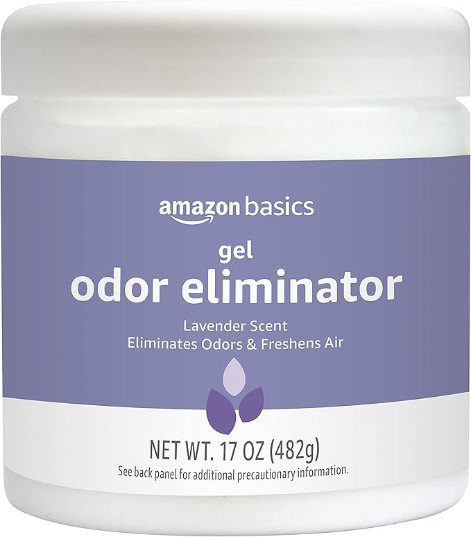 Amazon Basics Gel Odor Eliminator, Activated Charcoal, 17 Oz by AmazonBasics