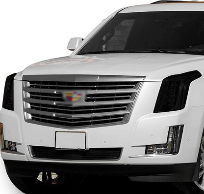 BOGAR TECH DESIGNS Full Headlight Head Light Tint Kit Fits Cadillac Escalade by BogarTechDesigns