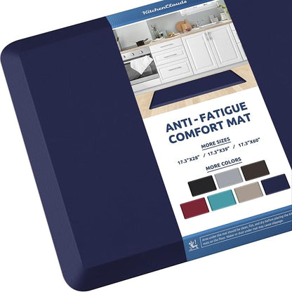 KitchenClouds Kitchen Mat Cushioned Anti Fatigue Kitchen Rug 17.3"x39" by KitchenClouds