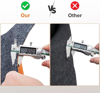 17 * 7.4 Ft Heavy Duty Oil Spill Mat, 6.5mm Thickened Extra Large Garage Floor - Image 4