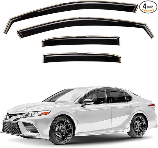 Window Deflectors Smoke Tinted in-Channel Side Window Vent Visor Deflectors by Unknown
