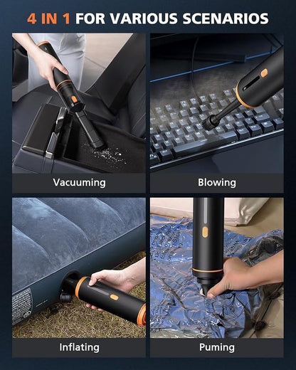 Car Vacuum Portable with 16000Pa Powerful Suction, Handheld Vacuum Cordless - Image 3