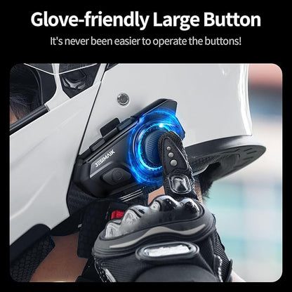 Motorcycle Helmet Bluetooth Headset, 10 Way 2KM Helmet Communication System - Image 8