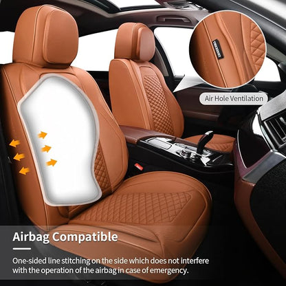 Car Seat Covers Full Set Leather Seat Covers Automotive Seat Covers Universal - Image 5
