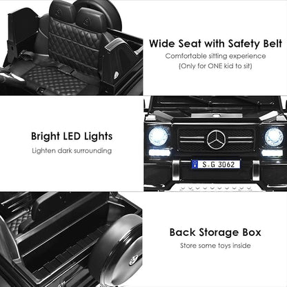 HONEY JOY Ride On Truck, Licensed Mercedes-Benz Maybach G650 Battery Powered - Image 5