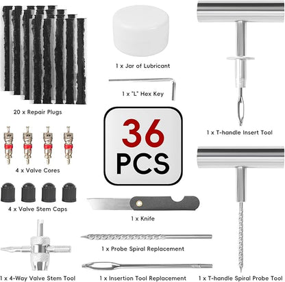 PINKJOY 2 Pack Tire Plug Kit - Image 2
