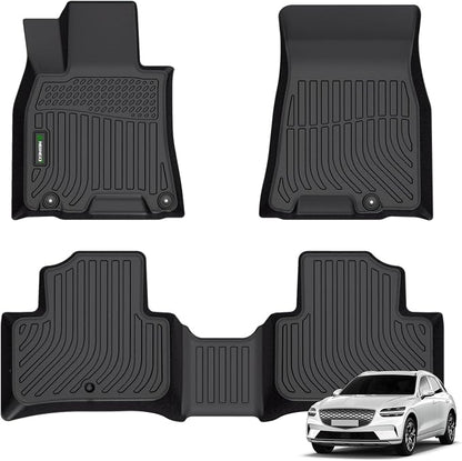 ANBINGO®-Floor Mats for Genesis GV70 2025-2022 TPE Fits Front& Rear Row GV70 by ANBINGO