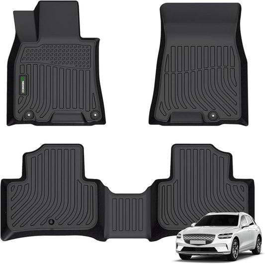 ANBINGO®-Floor Mats for Genesis GV70 2025-2022 TPE Fits Front& Rear Row GV70 by ANBINGO