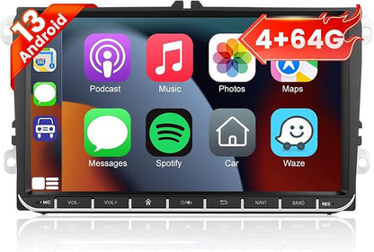 9 inch Car Radio for VW Jetta Passat Seat Golf Tiguan Beetle, 9inch Touch by EKAT
