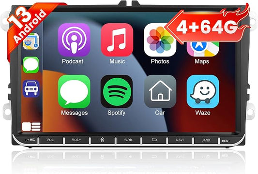 9 inch Car Radio for VW Jetta Passat Seat Golf Tiguan Beetle, 9inch Touch by EKAT