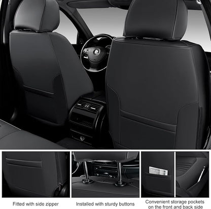 Car Seat Covers Full Set, Front and Rear Seat Covers - Image 7