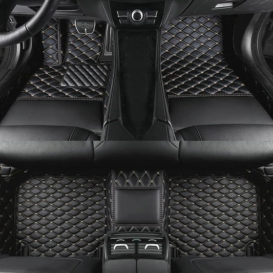 Custom Colors Car Floor Mats Black Pink by Unknown
