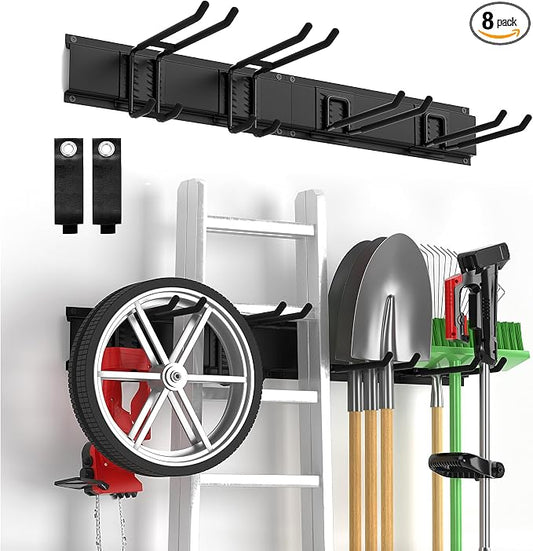 Garage Tool Organizer Wall Mount, Yard Garden Tool Organizer, Adjustable Tool by Ailadl