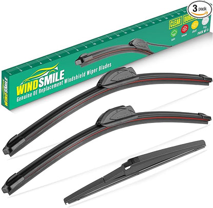 26" 14" 12" Windshield Wiper Blades Replacement by WINDSMILE