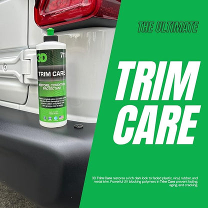 3D Trim Care Restorer of Faded & Dull Plastic, Trim & Bumpers - Image 3