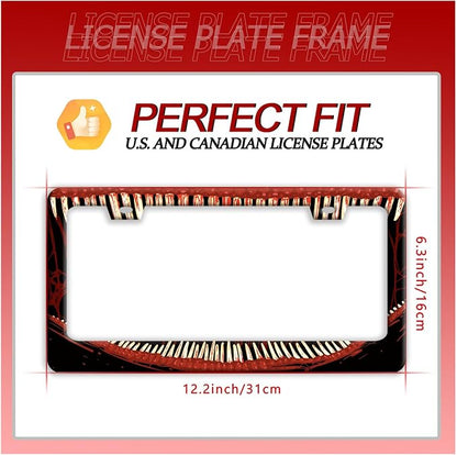 Funny Bloody Teeth License Plate Frame Scary Mouth License Plate Holder - Image 7