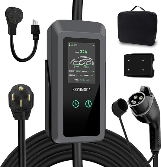 Level 2 EV Charger, 32 Amp, Portable Charger by BETUMODAEVCharger