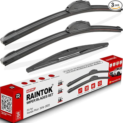Windshield Wiper Blade Set Replacement by RAINTOK