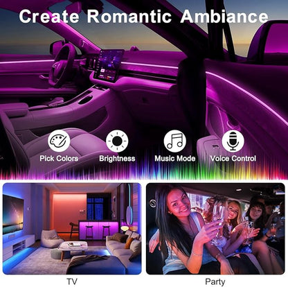 Car LED Strip Lights, LEDCARE 9 in 1 RGB Car Interior Lights - Image 5