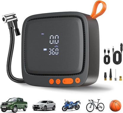 AP22 Tire Inflator Portable Air Compressor, 150 PSI Faster Inflation Cordless by Unknown