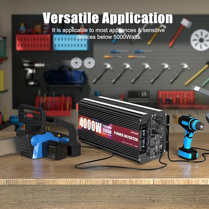 LVYUAN 4000 Watt Power Inverter 12V to 110V 120V - Image 7
