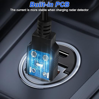 MEIRIYFA Radar Detector Power Cable, USB 5V to 12V RJ11 Radar Detectors - Image 7