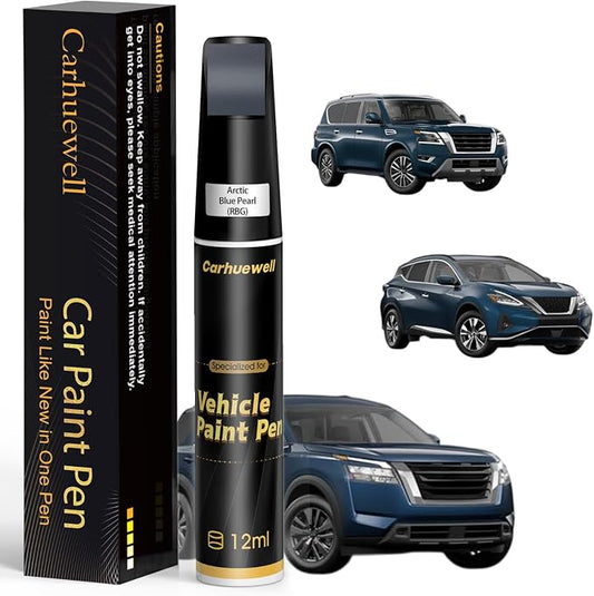 Arctic Blue Pearl Touch Up Paint Compatible by Carhuewell