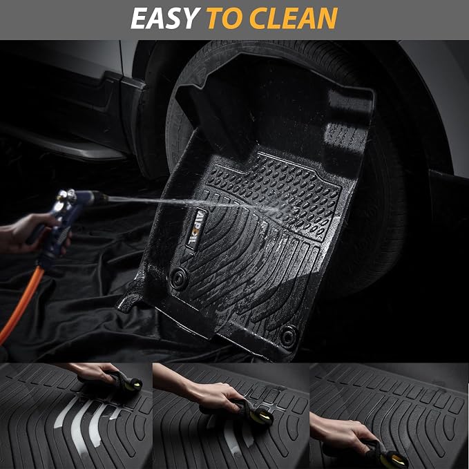 AIPOIL® Floor Mats for 2011-2014 Ford Explorer 7 Seats | All-Weather | Easy to - Image 5