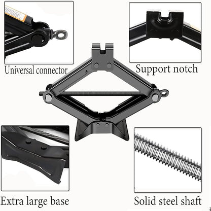 Scissor Jack for Car-2.0Ton 丨Car Jack Kit-Tire Jack丨Portable, 丨deal for SUV and - Image 4