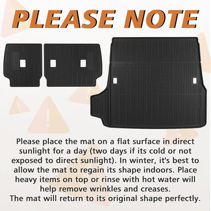 TripleAliners Trunk Mat & Rear Seatback Mat Fit - Image 2