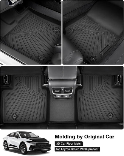 Powerty Floor Mats for 2023 2024 2025 Toyota Crown Accessories All Weather - Image 2
