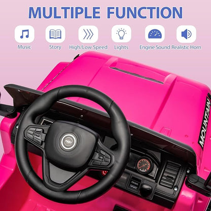 Hetoy Kids Ride On Truck Car, 12V Battery Powered Electric Car w/Parent Remote - Image 5
