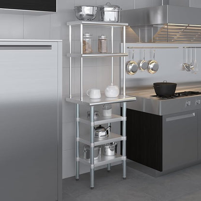 Amgood 18" x 24" Stainless Steel Work Table - Image 9