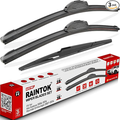 Windshield Wiper Blade Set Replacement by RAINTOK