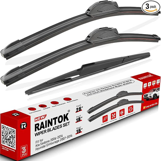 Windshield Wiper Blades Replacement by RAINTOK